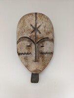 Antik afrikai maszk Vuvi népcsoport Kongó Africká maska afrikanische Maske D911 949 5652