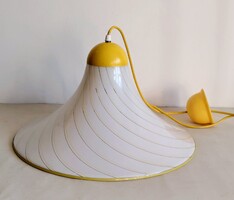 Space age Űrkorszaki plexi trombita lámpa Italy ALKUDHATÓ