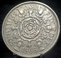 Egyesült Királyság 2 Schilling (Florin), 1966 A14E5