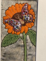 Tűzzománc kép , ajándéknak is kiváló