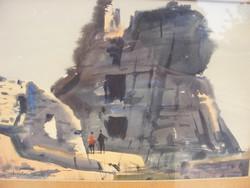 DOBROSZLÁV  JÓZSEF  Tatai v.Diósgyőri vári részlet alakokkal