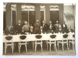 Gundel Állatkerti Vendéglő 1929 érettségi találkozó keményhátú fotó