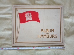 Füzet - Hamburgi album Nagyméretű panoráma és 20 látkép természetfotók alapján - Globus 1908 Berlin