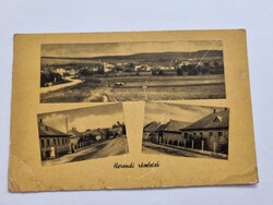 Herendi részletek fekete-fehér régi  képeslap