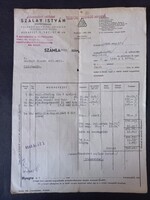 Államosított Vállalat - Szalay István R.T. 6 db Számla Újdiósgyőrbe Murányi Elemérnek