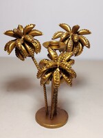 Mid Century pálmafa gyertyatartó ALKUDHATÓ