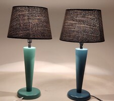 Vintage IKEA fa asztali lámpa párban ALKUDHATÓ