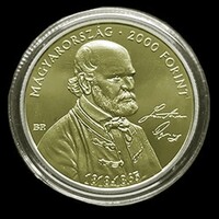SEMMELWEIS EMLÉKÉVE 2018 - 2.000 FORINTOS EMLÉKÉRME UNC (kapszulában)