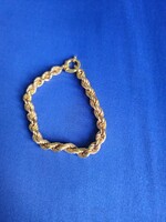 18K arany csavart karkötő