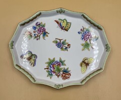 Herendi Viktória Királynő mintás kínáló tál