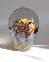 Muranoi tömör üveg levélnehezék