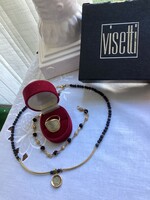 Krétai phaisztos korong mintás ékszer szett eredeti Visetti