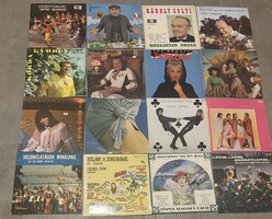 16 db retro magyar Vinyl bakelit lemez – Korda, Kovács Kati, Neoton, Zoltán Erika, és más legendák