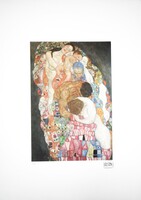 Gustav Klimt litográfiája eredetigazolással