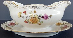 Zsolnay pillangós szószos,mártásos tál