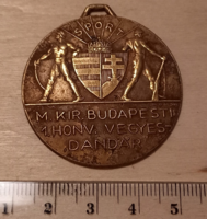 Katonai Jelentőfutólánc verseny III. Magyar Királyi Budapesti 1. Honvéd Vegyesdandás sportérem