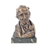 Hans Müller bronz mellszobor - 52948