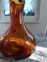 Buborékos  üveg kancsó