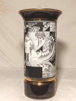 Hollóházi Szász Endre napfény váza 30 cm.