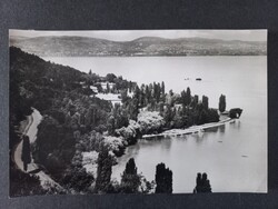 Régi képeslap Tihany látkép