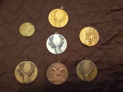 Vadász trófea bíráló érmék