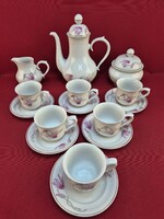 Hollóházi retro kávés készlet #2