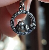 Pandora "Madármama és fiókája" függő charm cirkóniákkal