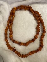 Borostyán nyaklánc – 60 cm