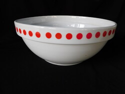 Alföldi piros pöttyös tál