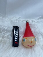 Retro üveg karácsonyfadísz,Pinokkió