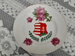 Antik Magyar Kossuth címeres falitál