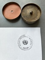 „ÁLLAMI PEDAGÓGIAI FŐISKOLA SZEGED”, réz körbélyegző, ‘50- es évek