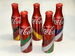 Coca-Cola alu palack 5 db UEFA Euro 2016 Coca Cola alumínium fém palack