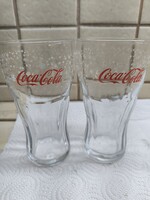 Coca Cola pohár 2db,karácsonyi dísszel eladó!