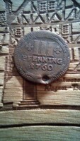 III. Pfennig 1760 Münsteri Székesegyházi Káptalan / Német Államok!