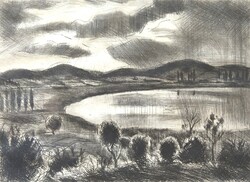 (N) Fehér Ilona (1913 – 1983) : Tihany - Belső-tó