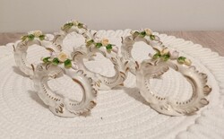 Antik Capodimonte stílusú Szalvéta gyűrűk
