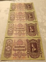 1930- száz Pengők sorszám követő