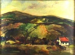 1X790 Palicz József : "Hegyoldal" 60 x 80 cm