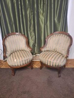 Kisasszony fotel párban