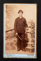 Garai Ignác fényképész Szeged vizitkártya fotó