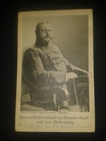 1915.  Hindenburg  német tábornagy képeslap