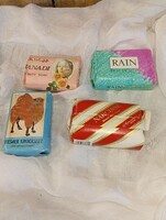 4 db retró szappan, bontatlan