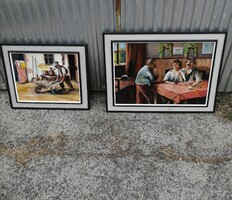 Monus Sandor festmenyek szep allapotban!