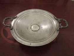 Jelzett szecessziós cukorkás tál