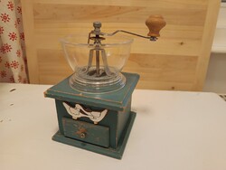 Kék libás kávédaráló - működik