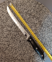 Zepter kés 34 cm orvosi acél recés szeletelő pengéje 21cm