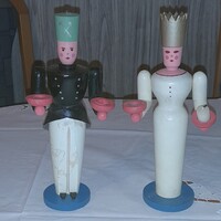 Fény angyal- gyertyatartók