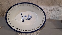 Retró Ikea  fém zománcozott kenyértartó