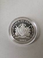 MILIZIA UNIFORMATA - REPUBLICA DI SAN MARINO - EZÜST 10 EURO